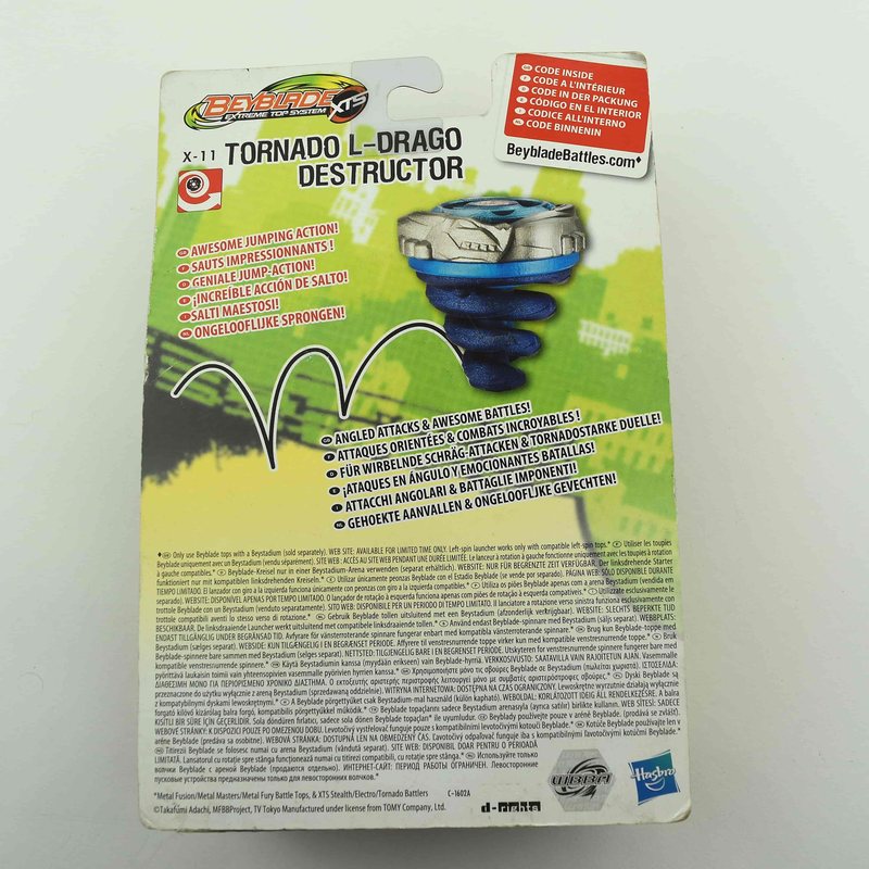 X-11 Tornado L-Drago Destructor, box back