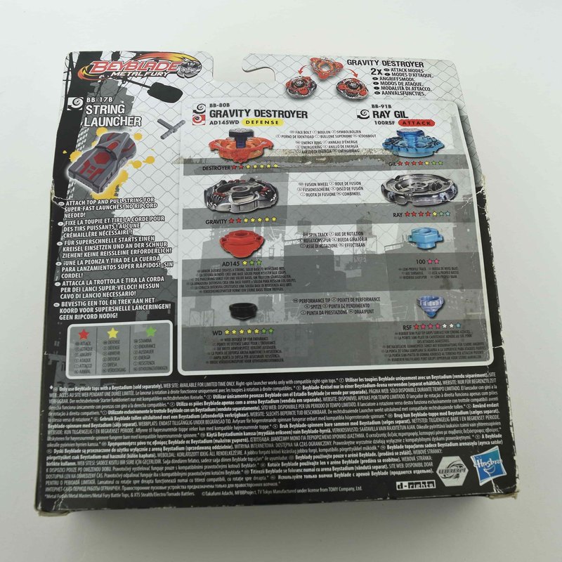 BB-80B Gravity Destroyer AD145WD, back
