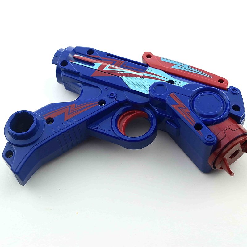B-204 Blue Beyblaster, side view