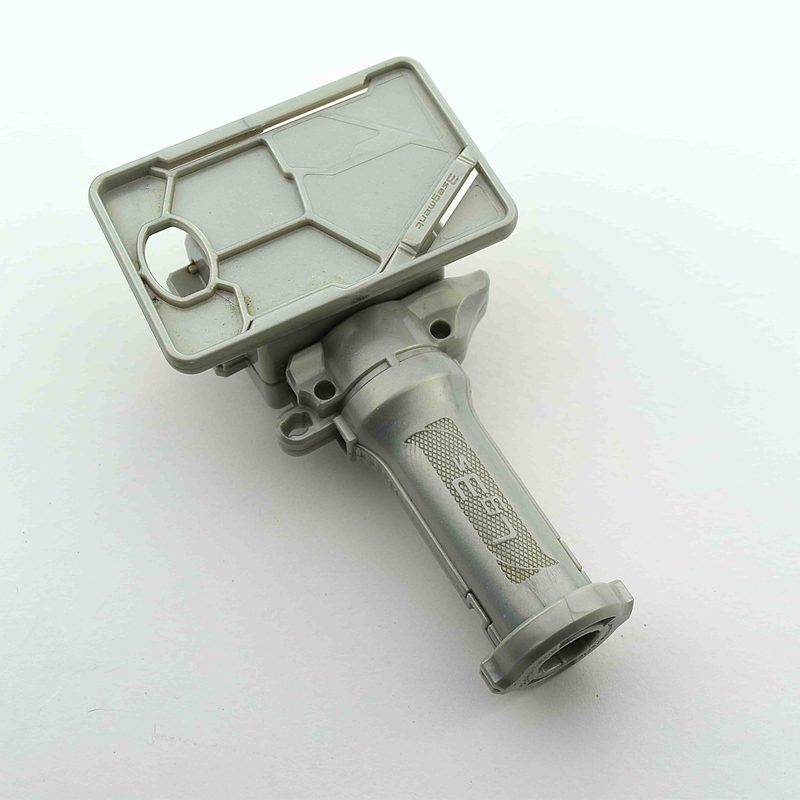 BB-107 Silver 3 Segment Launcher Grip, top view