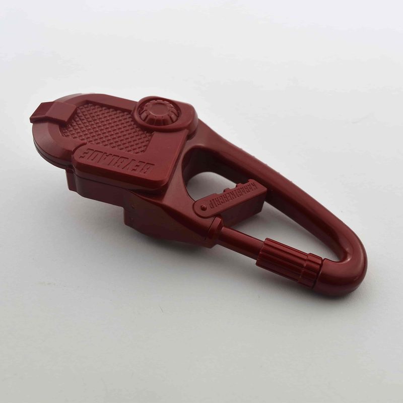 BB-112 Red Karabiner Grip, top view