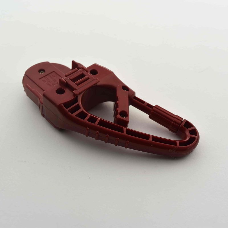 BB-112 Red Karabiner Grip, side view