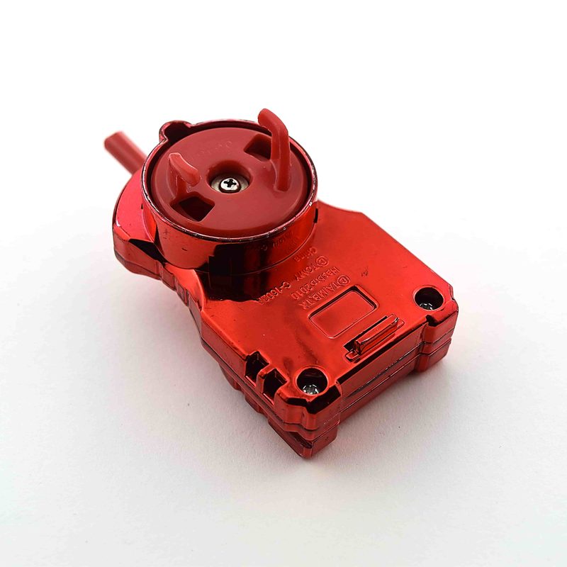 BB-17 Metallic Red String Launcher, side view