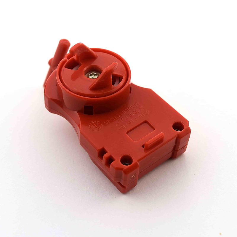 BB-20 Dark Orange String Launcher, side view