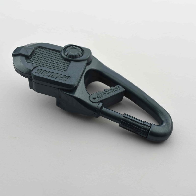 BB-39 Blue Karabiner Grip, top view
