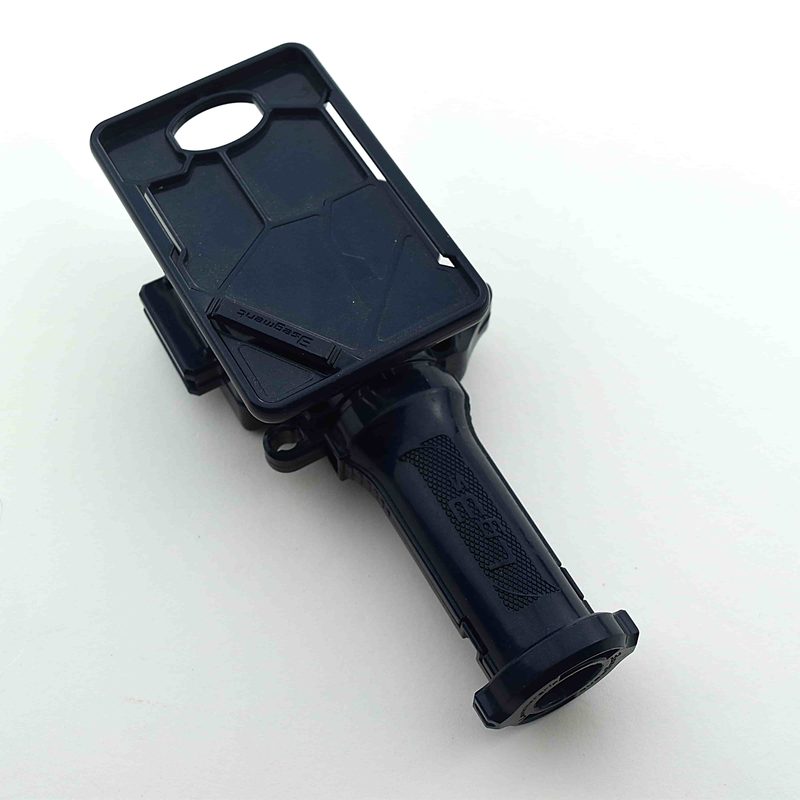 BB-76 Blue Three Segment Grip, top view