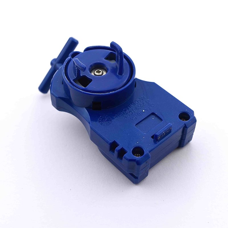 BB-76 Dark Blue String Launcher, side view