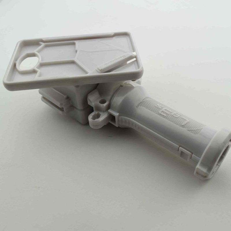 BB-98 White 3 Segment Launcher Grip, top view