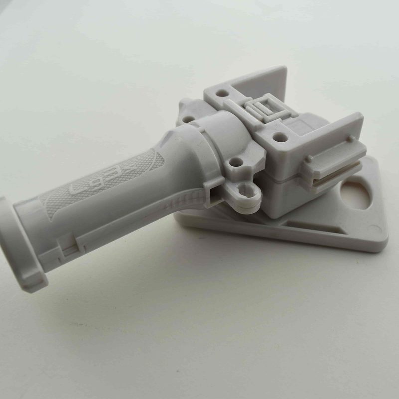 BB-98 White 3 Segment Launcher Grip, side view