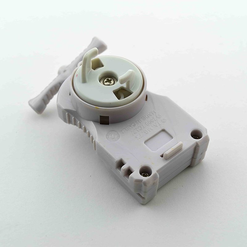 White L-Drago String Launcher, side view