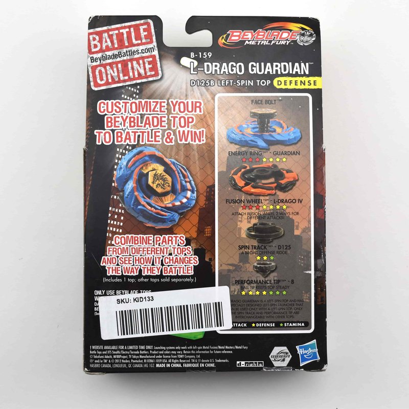 B159 L-Drago Guardian D125B, back