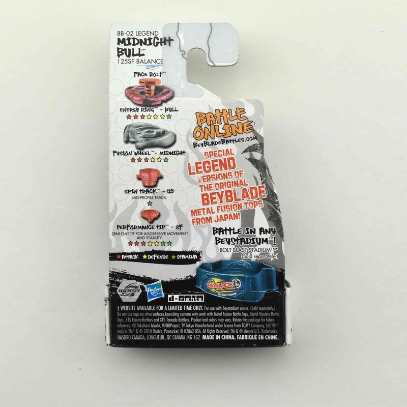 BB02 Midnight Bull 125SF, back