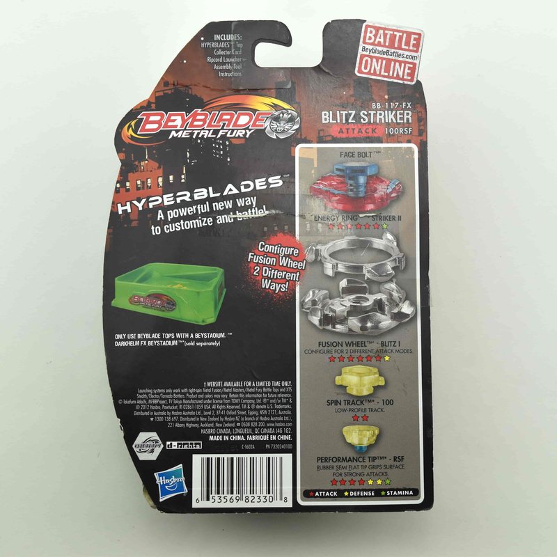 BB117FX Hyperblades Blitz Striker 100RSF, back