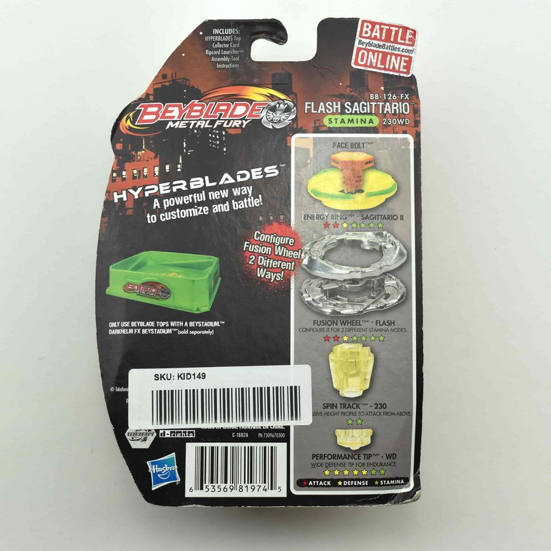 BB126FX Hyperblades Flash Sagittario 230WD, back