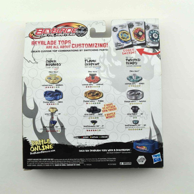Metal Masters 3-Pack, back