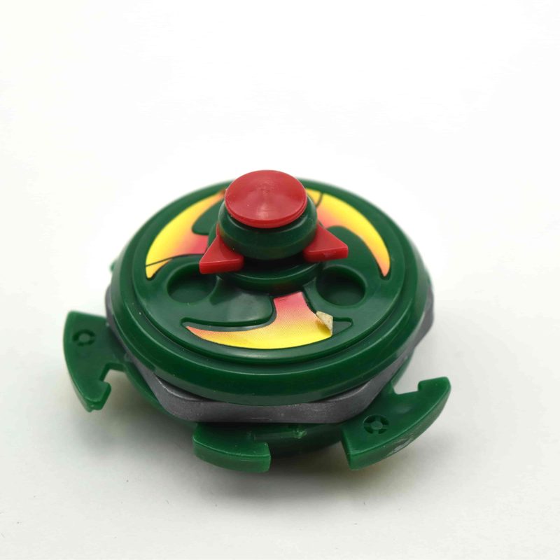 18 Green Metal Dragoon Bearing Stinger, bottom view