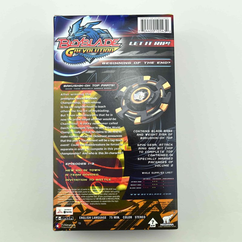 Black Bakushin-Oh Top Parts, back