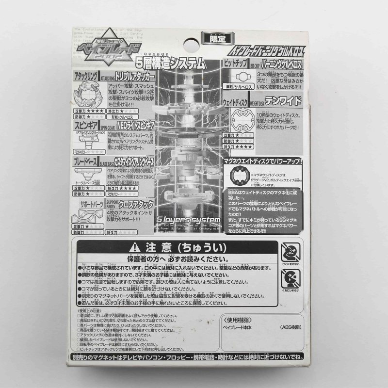 Gunmetal Burning Kerberos, back